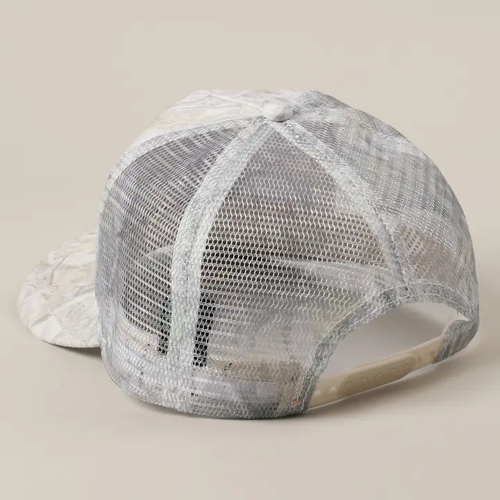 Cowboy Club Embroidery Patch Mesh Cap
