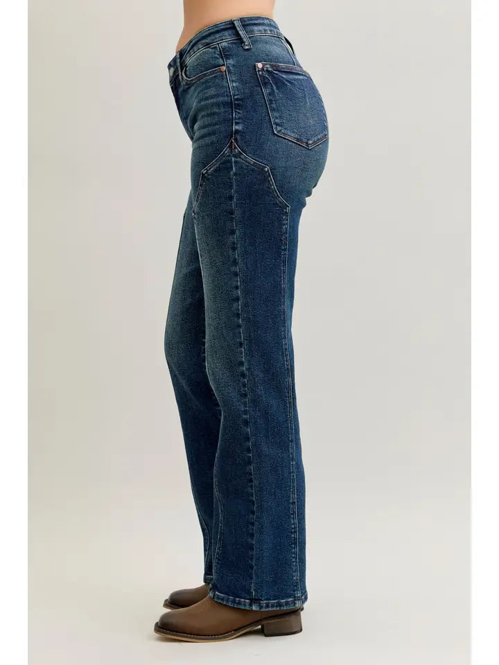 Judy Blue Straight Western Seam Detail