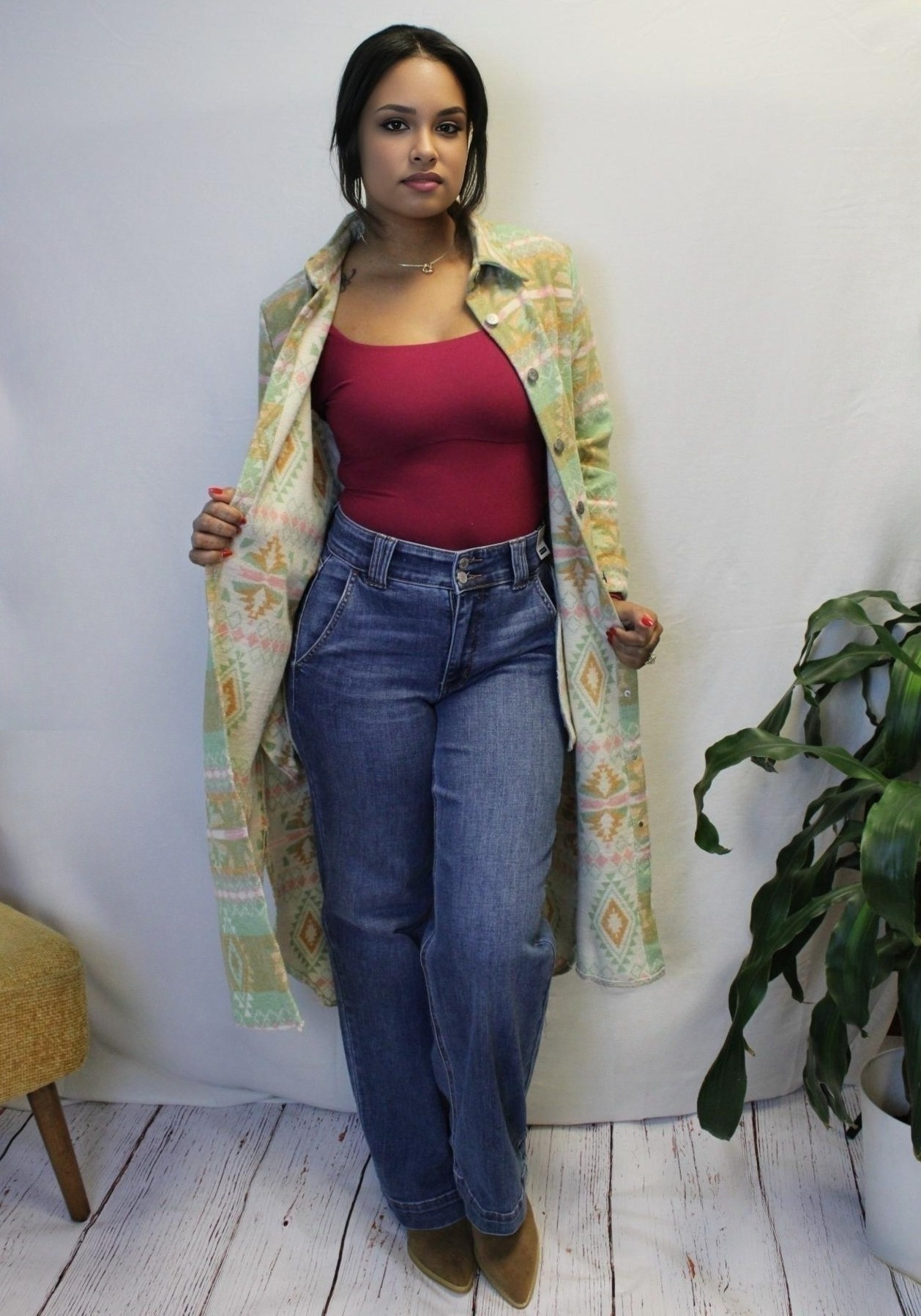 Long Winter Aztec Pastel