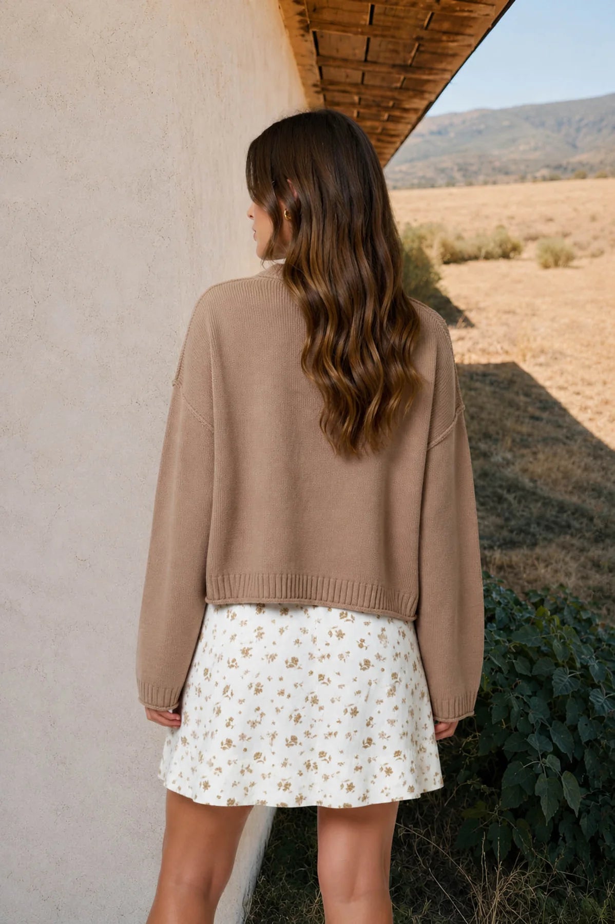 Desert Mocha Button-Front Cardigan