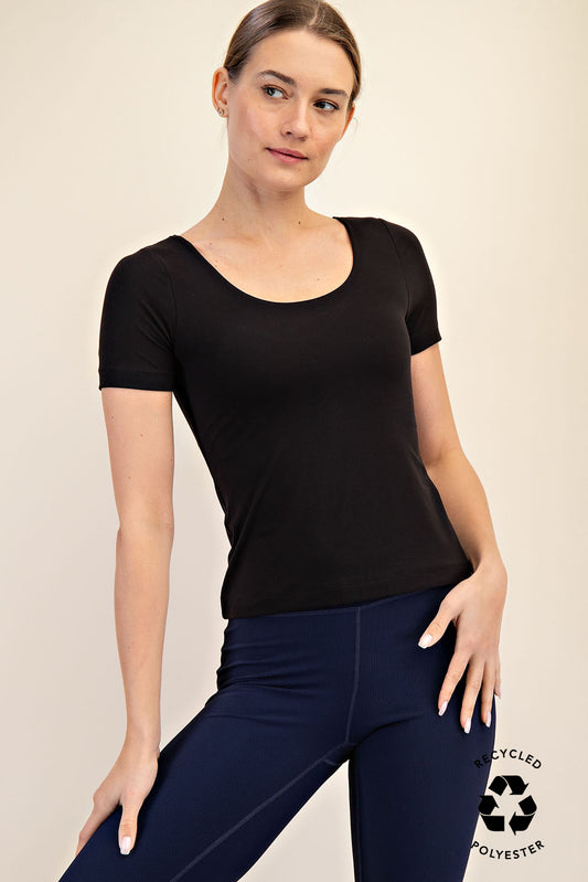Butter Short Sleeve Top