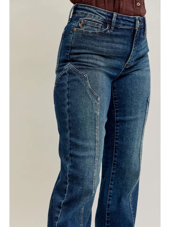 Judy Blue Straight Western Seam Detail