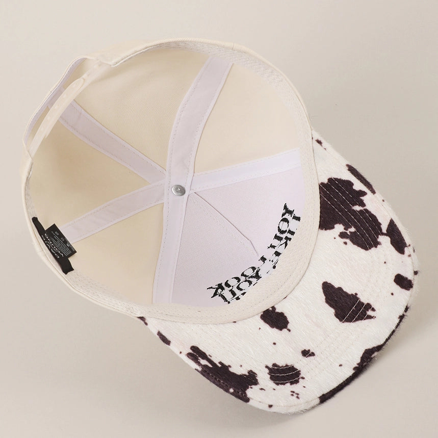 You Look Like You Love Me Embroidered Animal Print Trucker