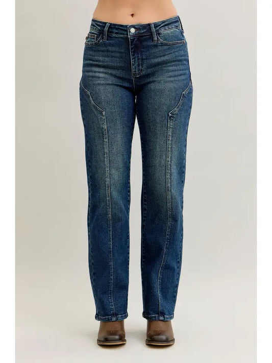 Judy Blue Straight Western Seam Detail