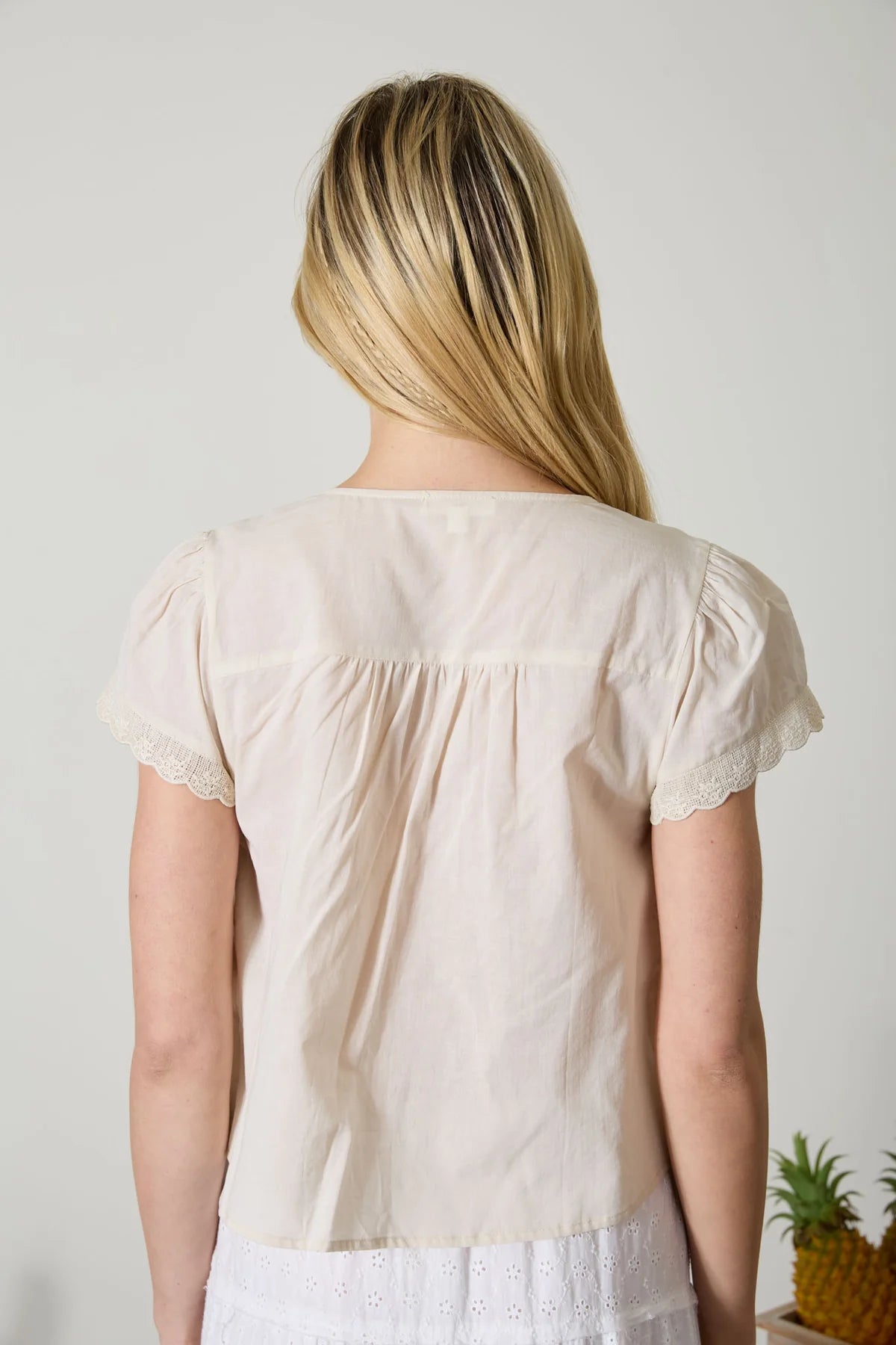 Sweet Magnolia Tie-Front Blouse