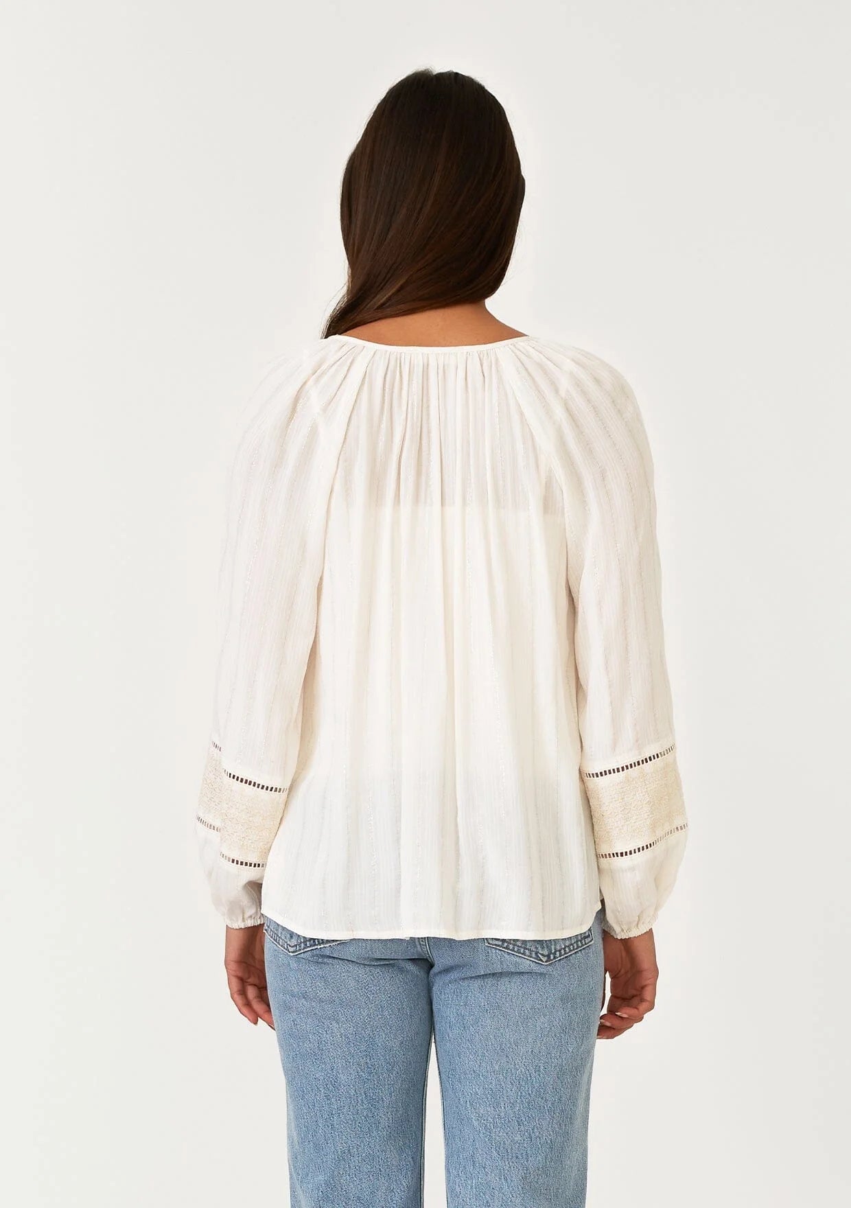 Free Spirit Embroidered Peasant Blouse