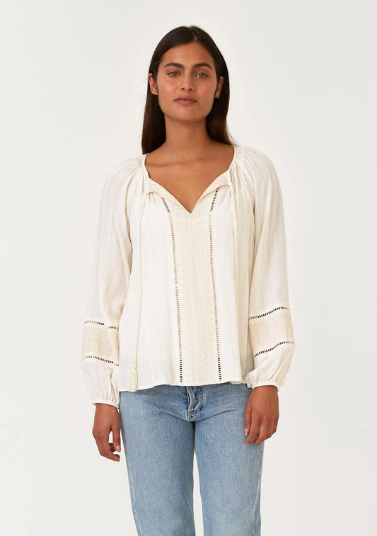 Free Spirit Embroidered Peasant Blouse