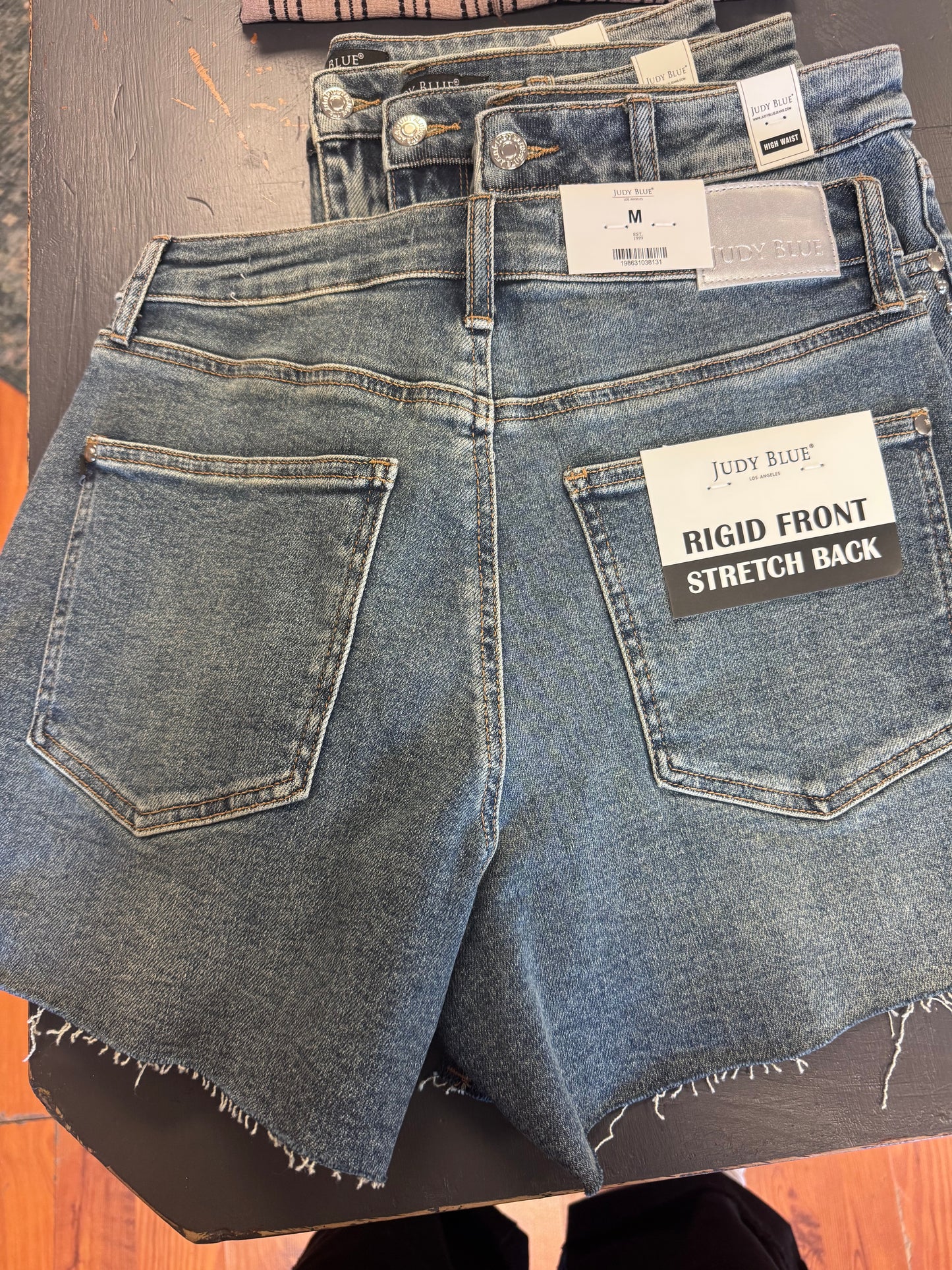 Cut Off Shorts With Dome Studded Judy Blue