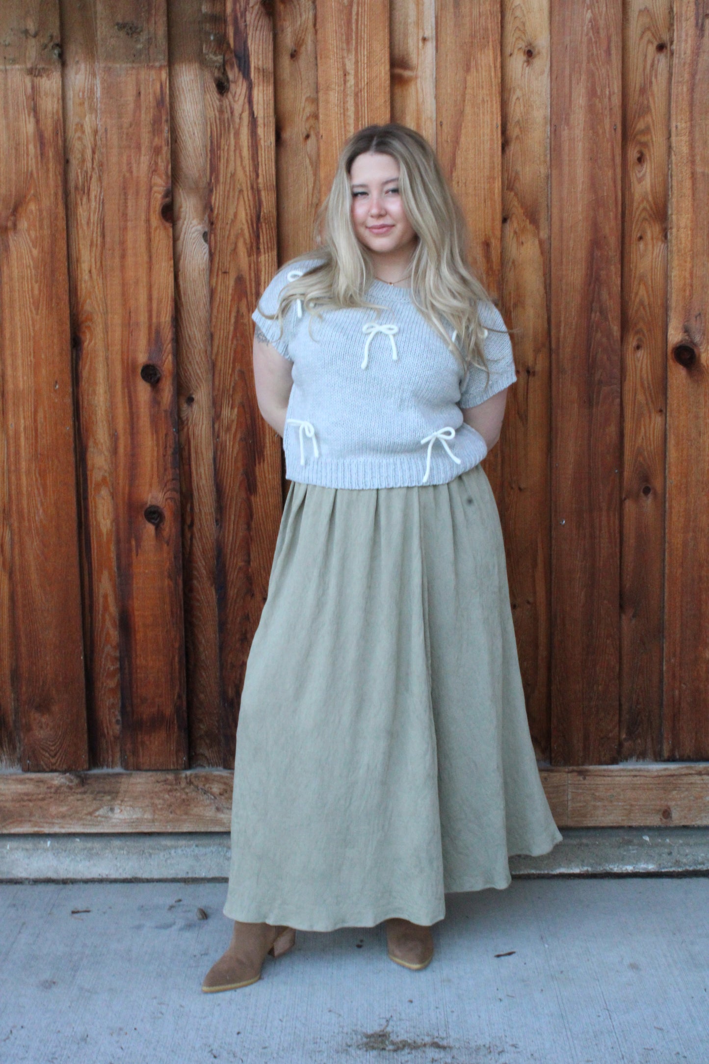 Spring Green Full Skirt