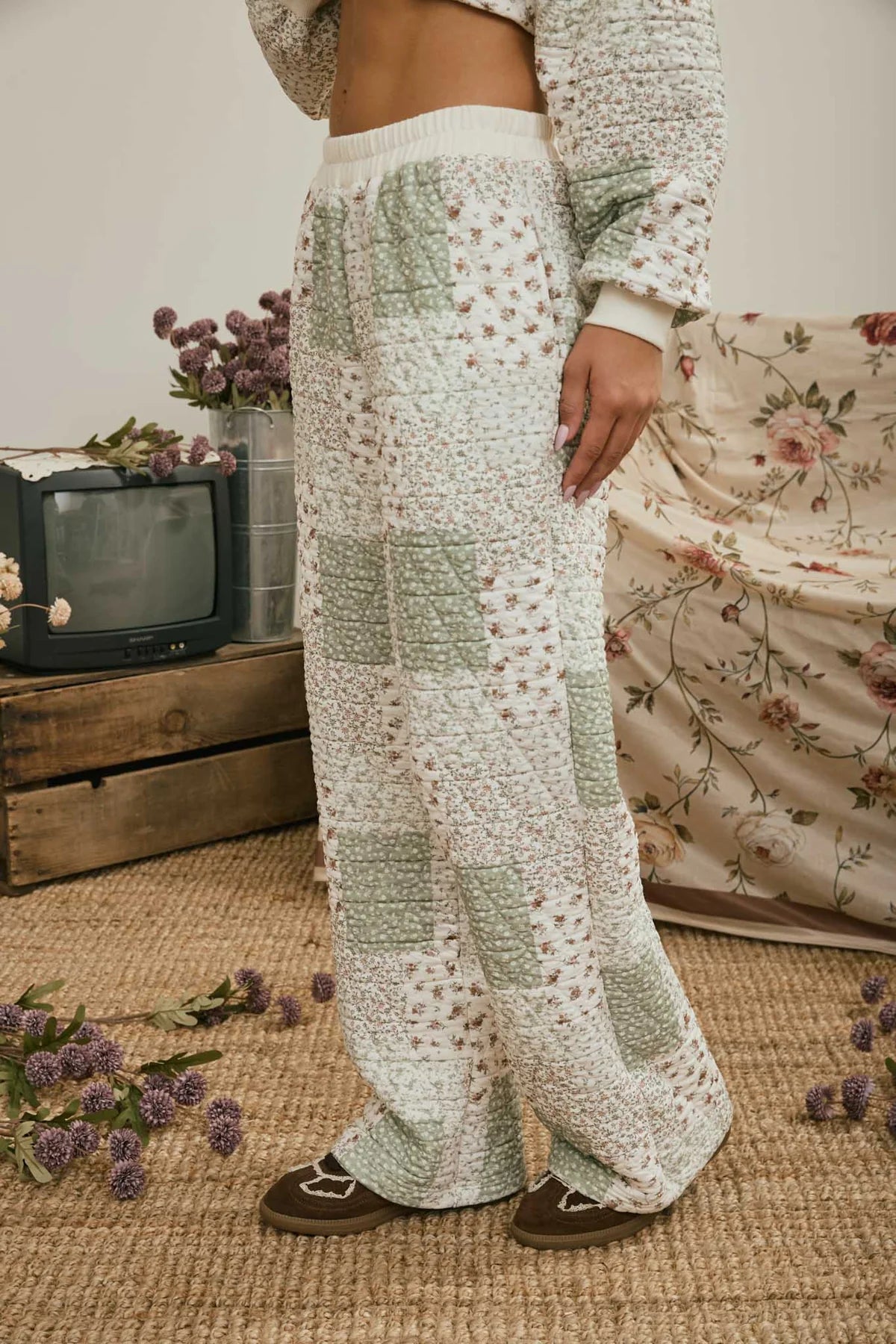 Olive Cottage Patchwork Pants