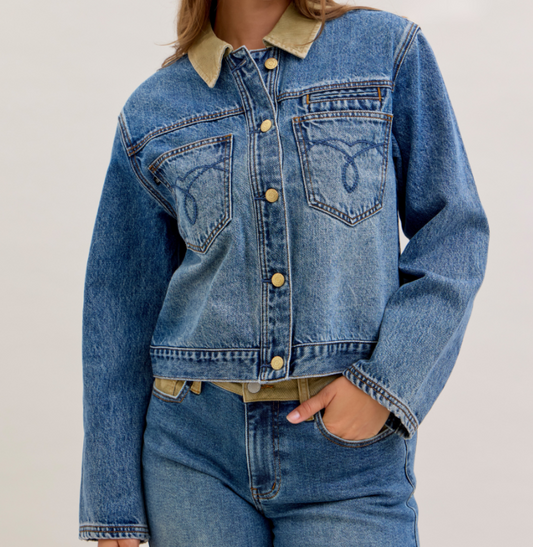 Judy Blue Denim Barn Jacket
