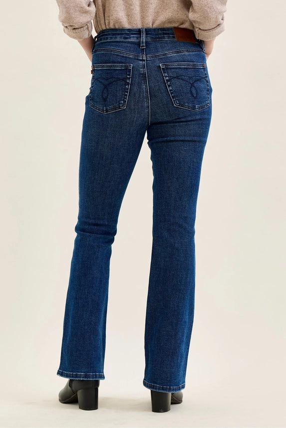 Long Inseam High-Rise Bootcut Jeans – 34" Inseam