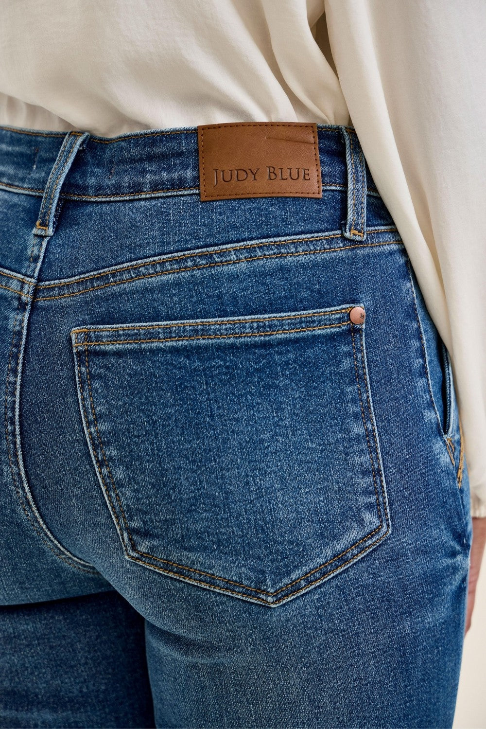 Daisy Bootcut w/Cowboy Boot Stitching Judy Blue Jeans