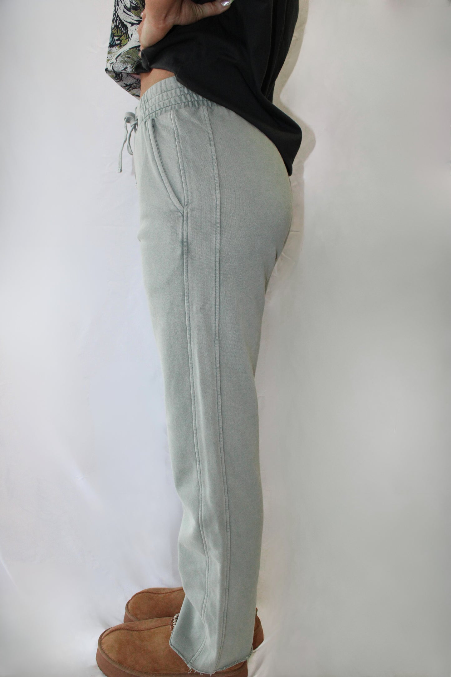 Premium Terry Raw Edge Sweatpants