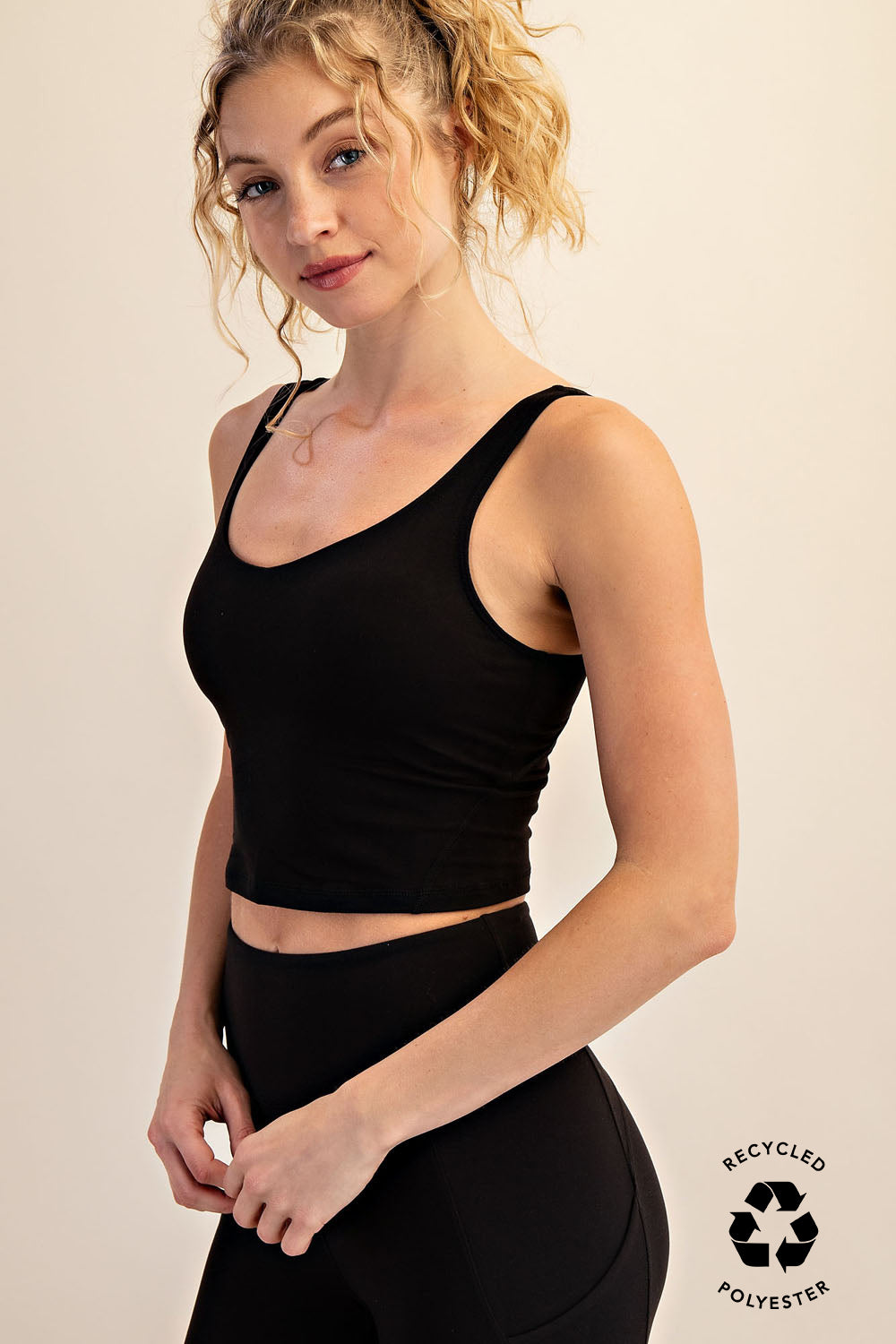 Butter Soft Cropped Active Tank