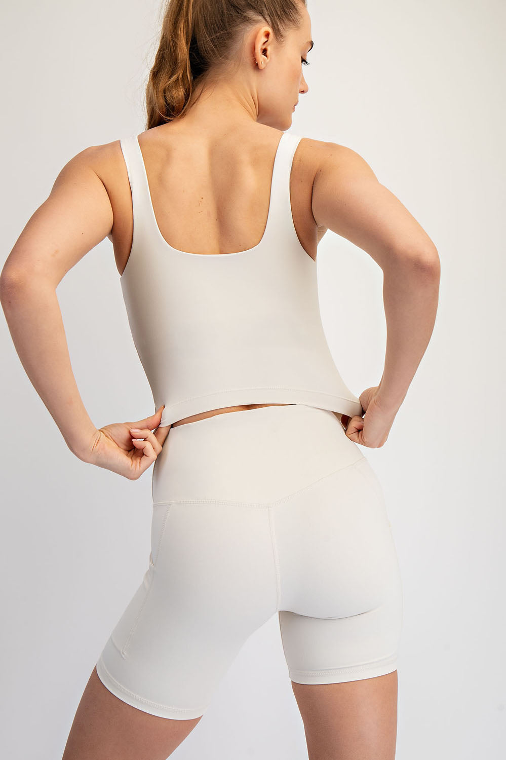 Everyday Square Neck Cropped Tank
