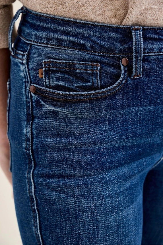 Long Inseam High-Rise Bootcut Jeans – 34" Inseam