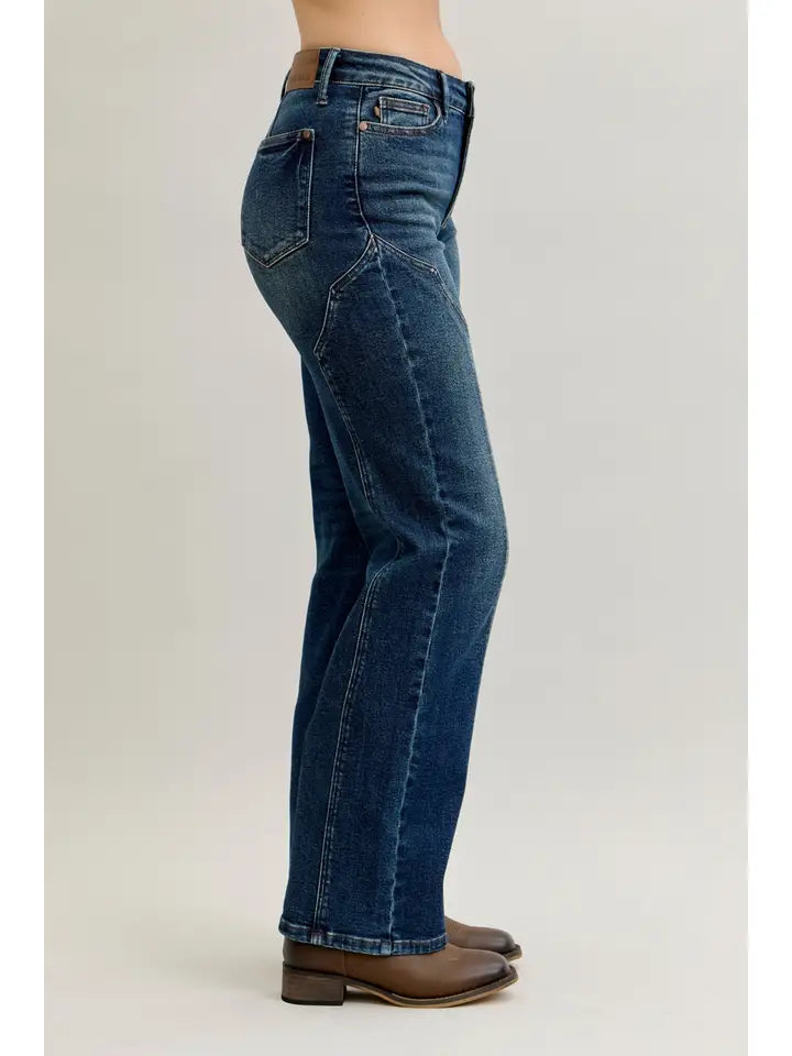 Judy Blue Straight Western Seam Detail
