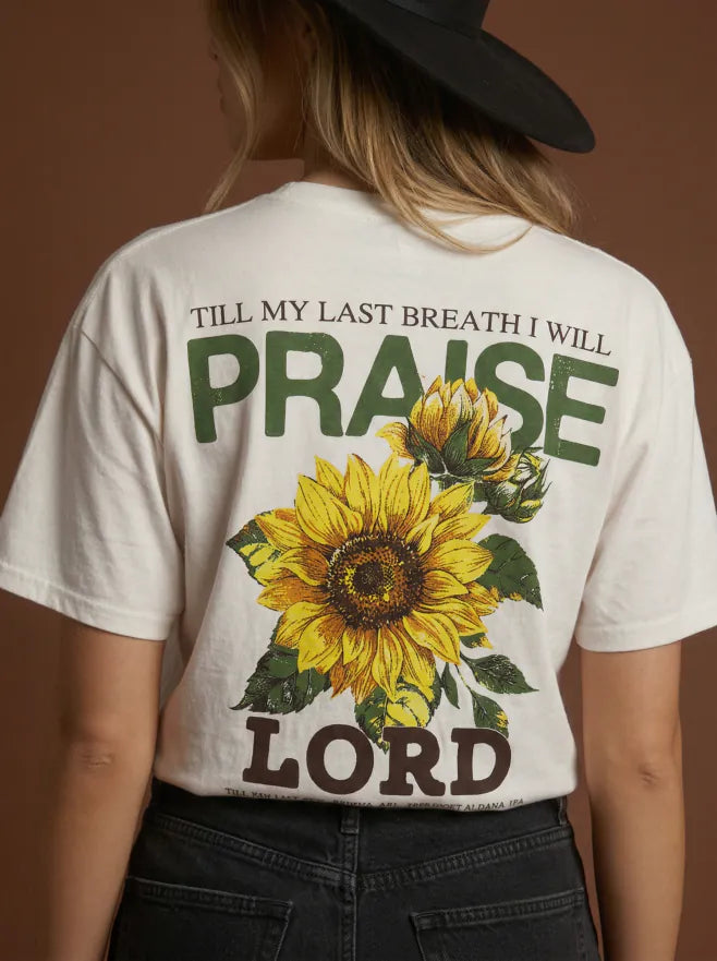 Faith Over Fear Front Back Graphic Tee
